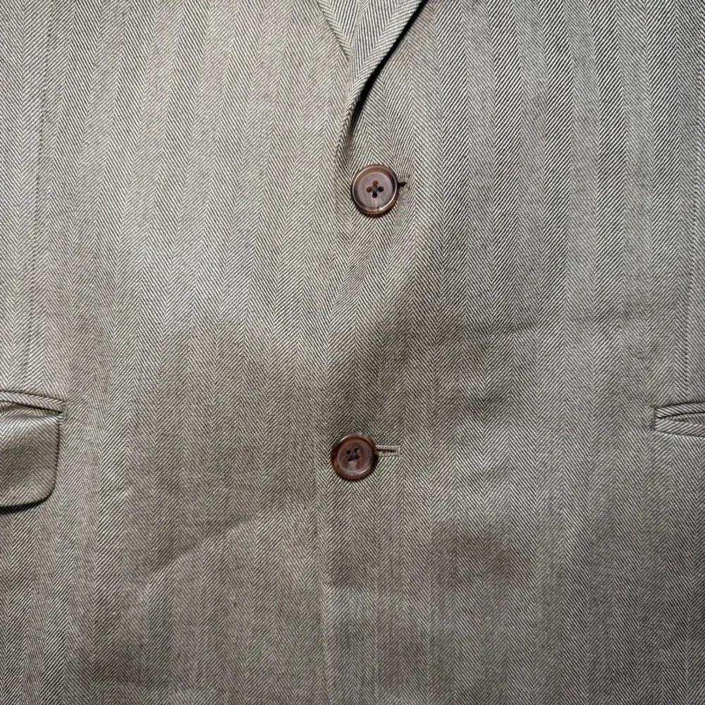 Ralph‎ Lauren 100% Silk Blazer Men's 46R Brown Tan Luxury Sport Coat Career